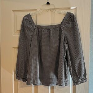 Med J Crew Penny Top in Gingham